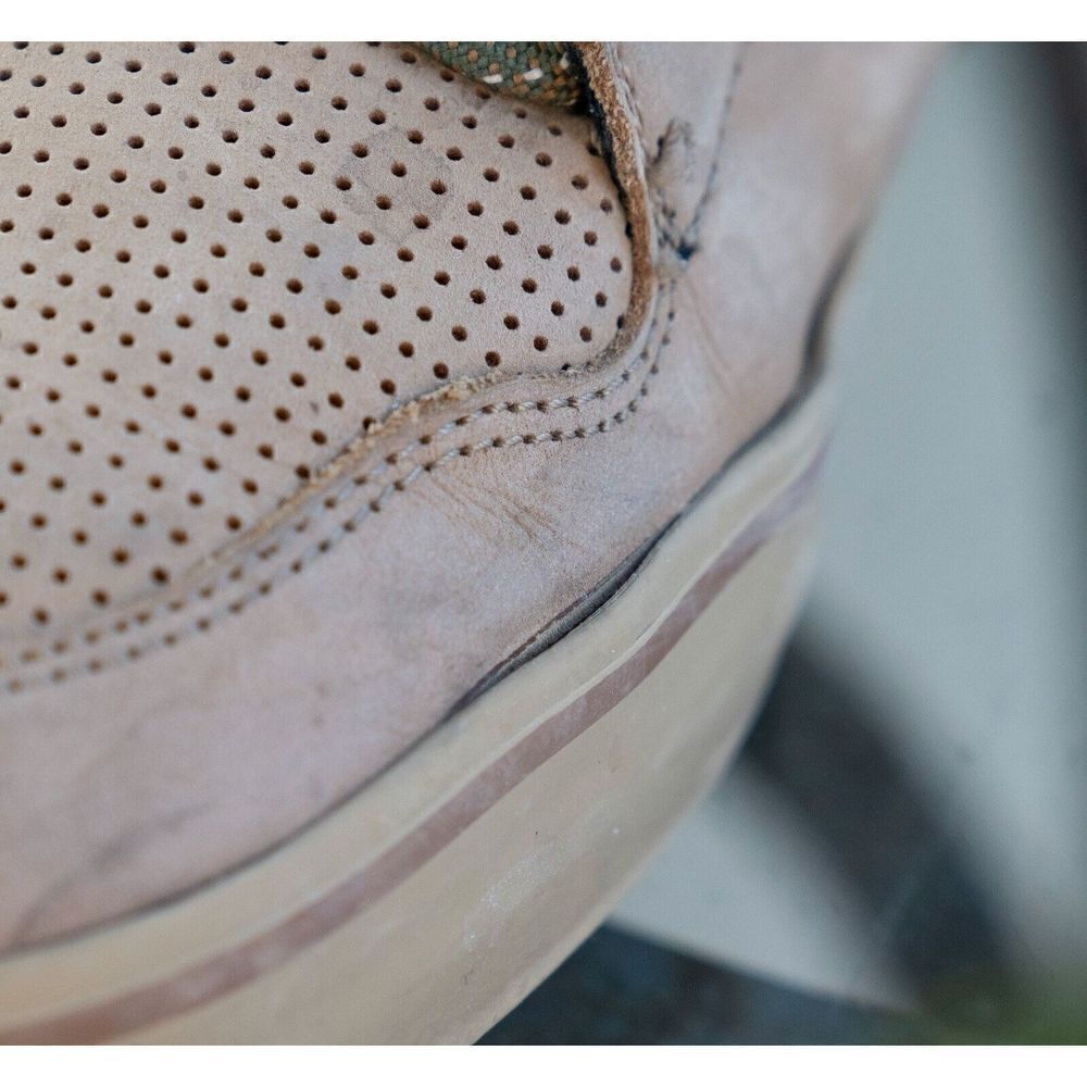 The HUNDREDS ADAM BOMB RILEY F13P210005 LOW OLIVE GREEN BROWN CANVAS NUBUCK 10.5 - Picture 8 of 10
